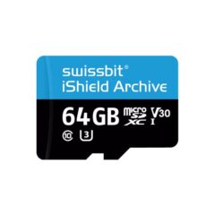 Secure microSD Card, PS-66u iShield Archive, 64 GB – SWISSBIT
